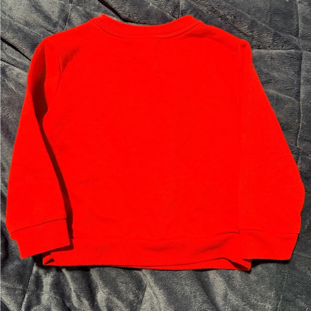 Lot: Carters Black & Grey Pants, Cat& Jack Red Sweater & Fruit tee, Old Navy - Picture 9 of 15